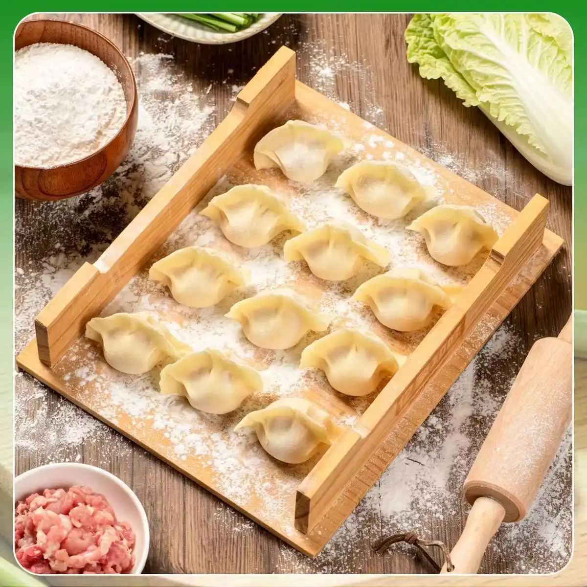 Chinese cabbage and pork dumplings Chinese cabbage and pork dumplings