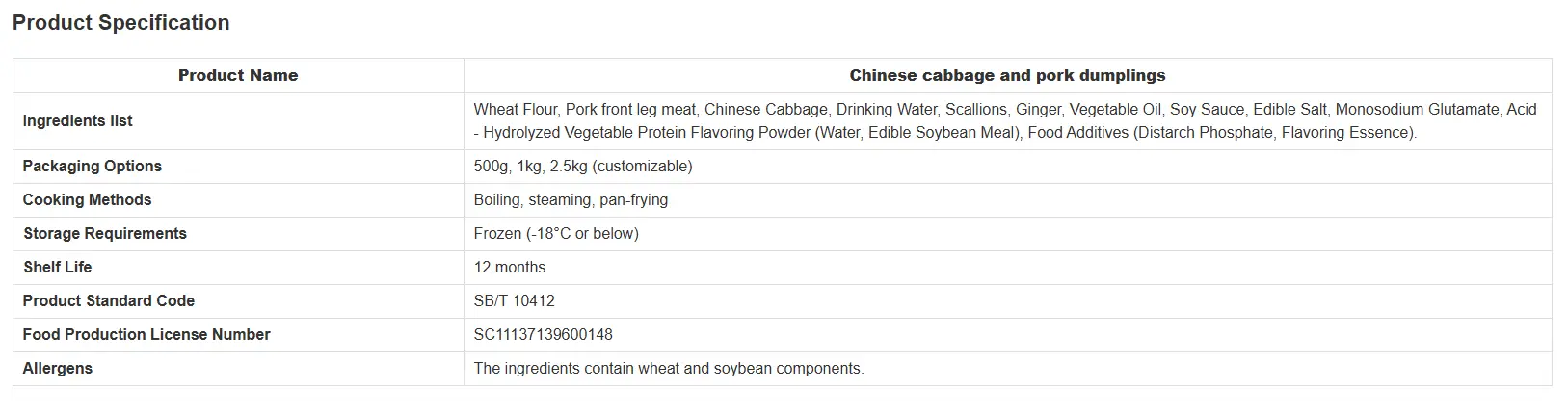 Chinese cabbage and pork dumplings Chinese cabbage and pork dumplings