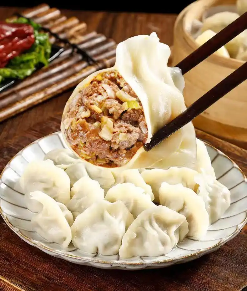 Beef and Scallions Dumplings