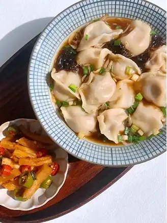 Shepherd's Purse and eggs Dumplings