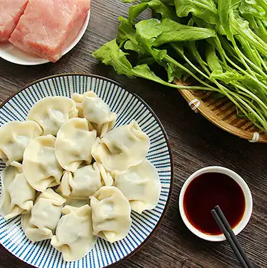 Shepherd's Purse and Pork Dumplings