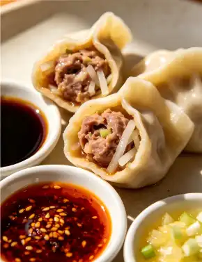 Camel meat and radish Dumplings Camel meat and radish Dumplings