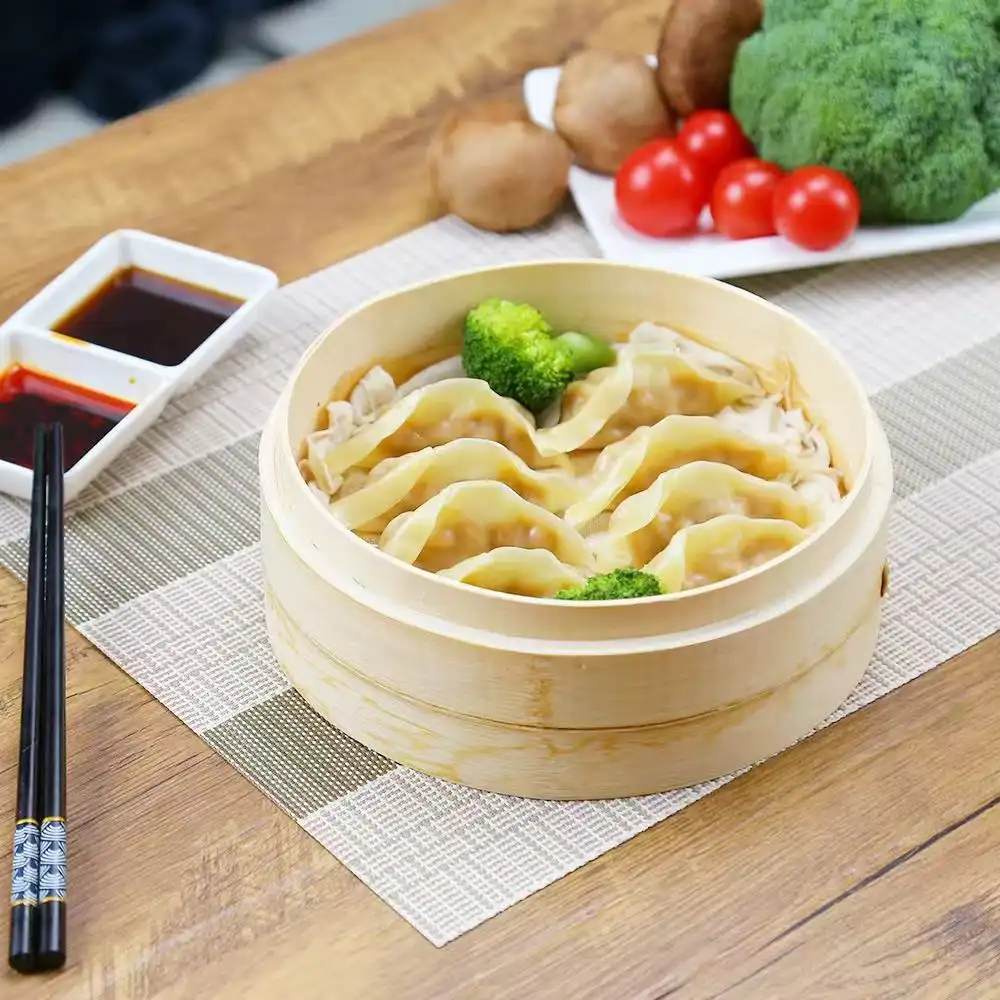 Steamed Pork & Scallion Dumplings